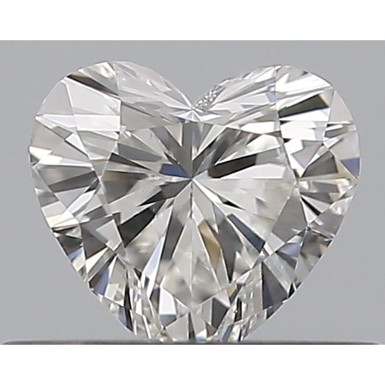 0.31 Carat Heart Loose Diamond, G, VVS2, Ideal, GIA Certified | Thumbnail