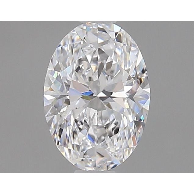 0.50 Carat Oval Loose Diamond, D, VVS1, Excellent, GIA Certified