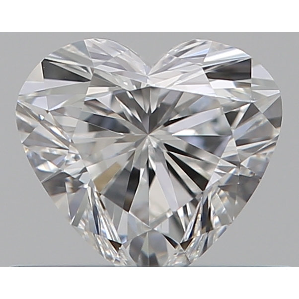 0.42 Carat Heart Loose Diamond, F, VVS2, Super Ideal, GIA Certified | Thumbnail