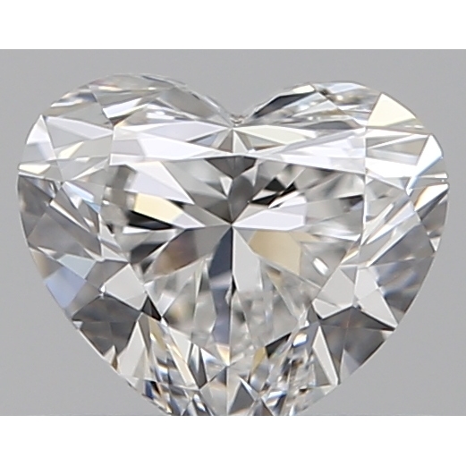 0.51 Carat Heart Loose Diamond, F, VVS1, Super Ideal, GIA Certified