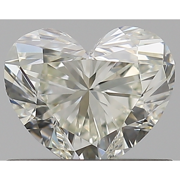 0.52 Carat Heart Loose Diamond, K, VVS1, Super Ideal, GIA Certified