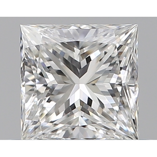0.51 Carat Princess Loose Diamond, H, VVS1, Ideal, GIA Certified