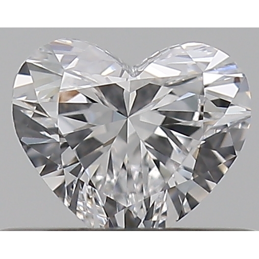 0.32 Carat Heart Loose Diamond, D, VVS1, Ideal, GIA Certified | Thumbnail