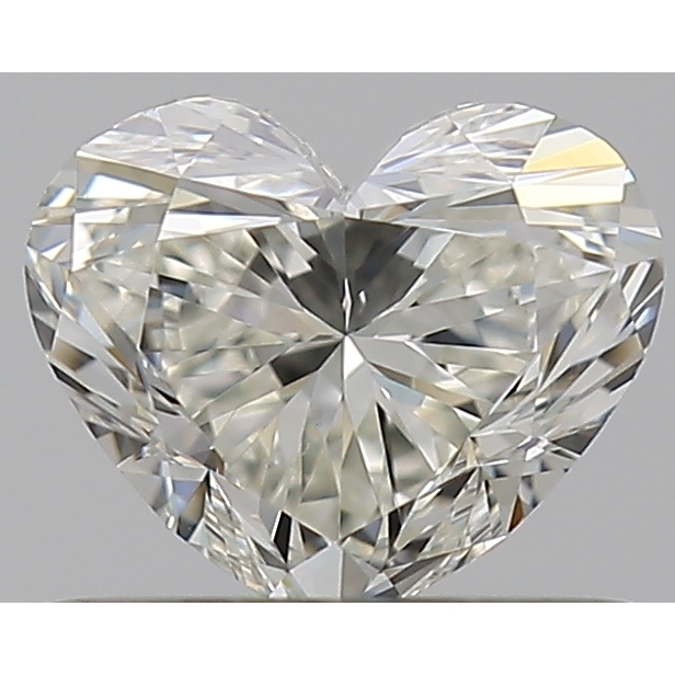 0.51 Carat Heart Loose Diamond, K, VS1, Super Ideal, GIA Certified