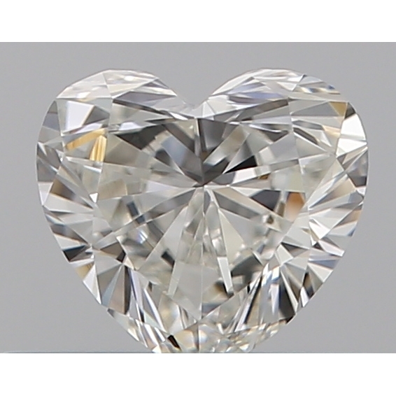 0.30 Carat Heart Loose Diamond, I, VVS2, Ideal, GIA Certified