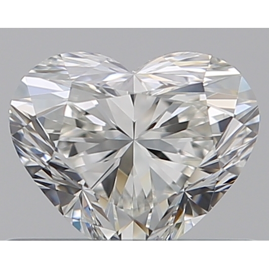 0.43 Carat Heart Loose Diamond, H, IF, Super Ideal, GIA Certified | Thumbnail