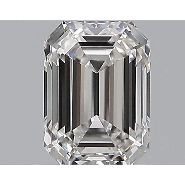 0.56 Carat Emerald Loose Diamond, F, VS1, Super Ideal, GIA Certified | Thumbnail