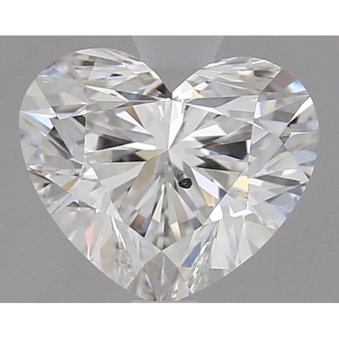 1.08 Carat Heart Loose Diamond, F, SI2, Super Ideal, GIA Certified | Thumbnail