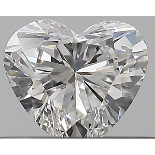0.30 Carat Heart Loose Diamond, F, VVS2, Ideal, GIA Certified
