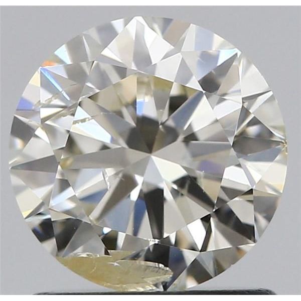 1.00 Carat Round Loose Diamond, K, I2, Excellent, GIA Certified | Thumbnail