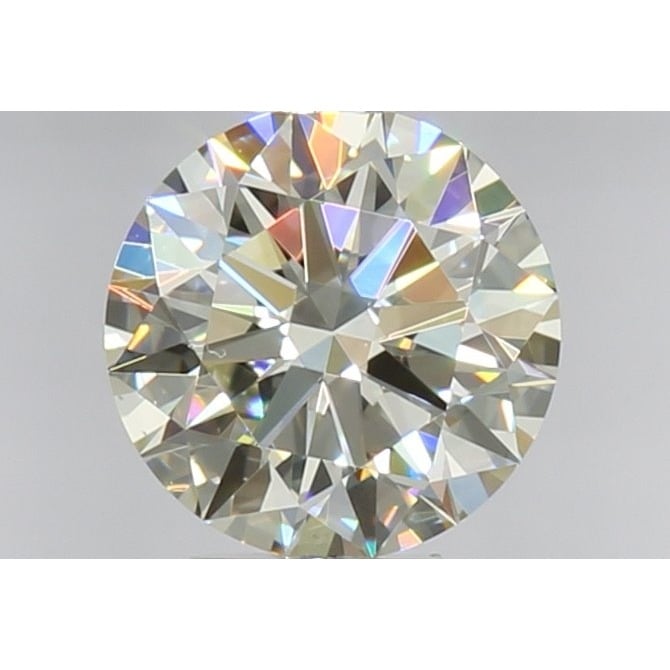 0.61 Carat Round Loose Diamond, M, VS2, Super Ideal, GIA Certified