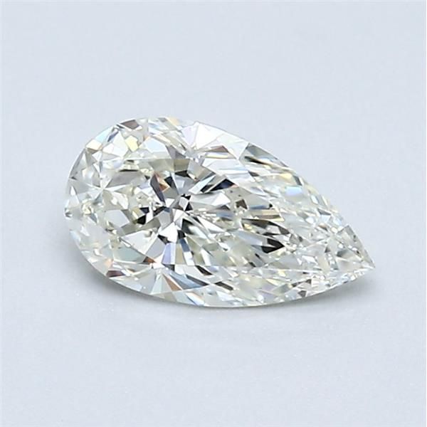 0.53 Carat Pear Loose Diamond, K, VS1, Super Ideal, GIA Certified