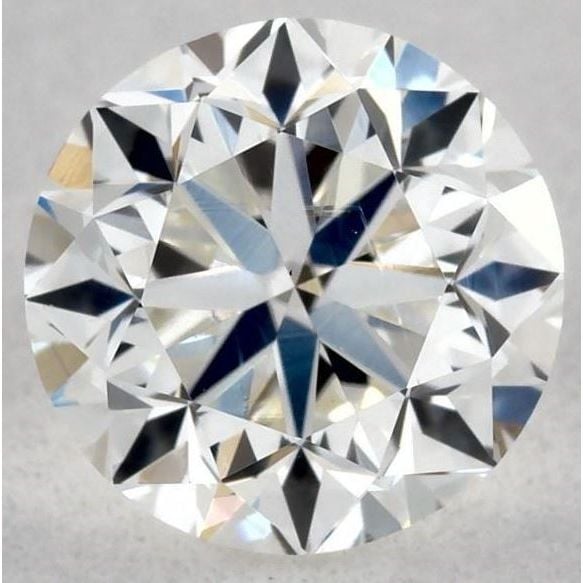 0.50 Carat Round Loose Diamond, H, VS1, Very Good, GIA Certified