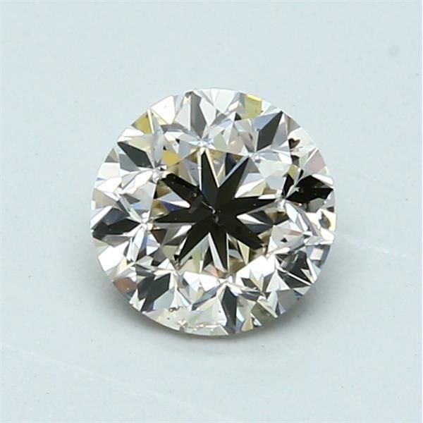 1.01 Carat Round Loose Diamond, N Very Light Brown, SI2, Very Good, GIA Certified | Thumbnail