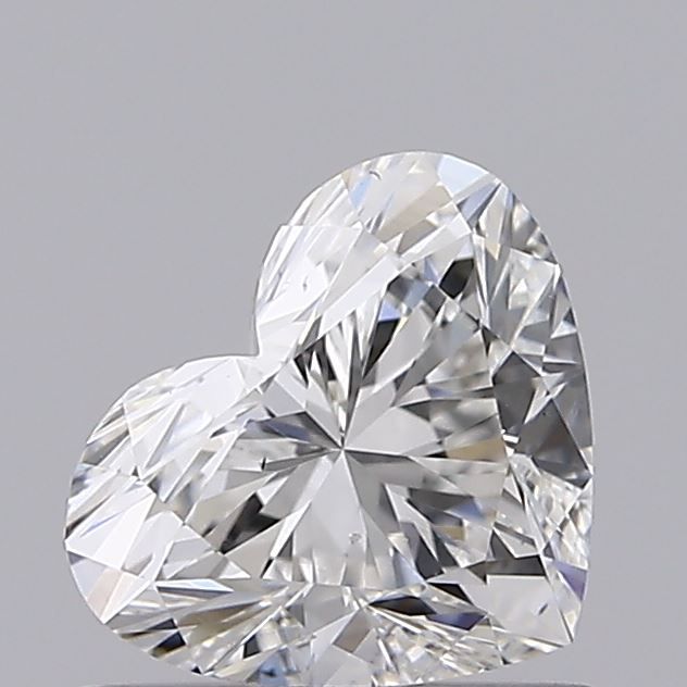 0.71 Carat Heart Loose Diamond, F, SI1, Super Ideal, GIA Certified | Thumbnail