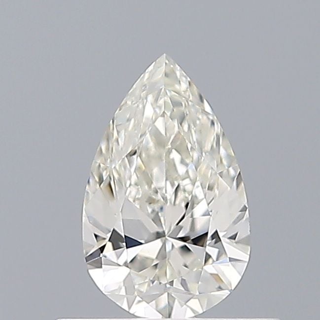 0.40 Carat Pear Loose Diamond, H, VVS1, Ideal, GIA Certified
