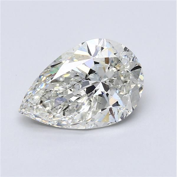 3.52 Carat Pear Loose Diamond, I, SI2, Super Ideal, GIA Certified