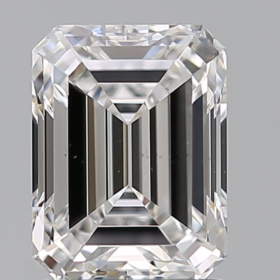 1.50 Carat Emerald Loose Diamond, E, VS1, Super Ideal, GIA Certified | Thumbnail