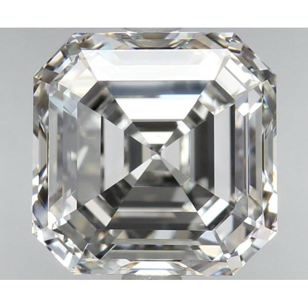 3.00 Carat Asscher Loose Diamond, H, VS1, Super Ideal, GIA Certified