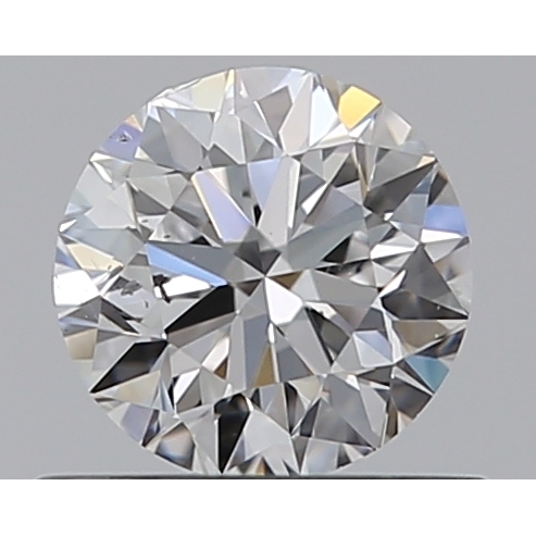 0.50 Carat Round Loose Diamond, D, SI2, Very Good, GIA Certified