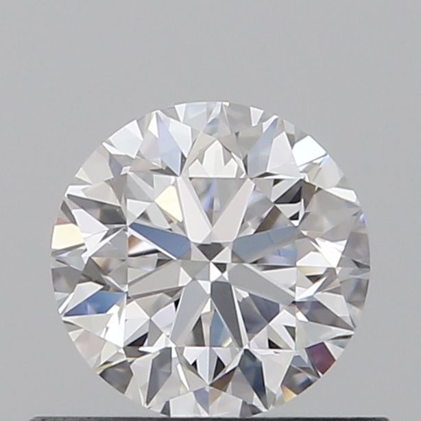 0.50 Carat Round Loose Diamond, D, VVS2, Ideal, GIA Certified