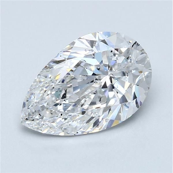 3.00 Carat Pear Loose Diamond, D, SI1, Super Ideal, GIA Certified | Thumbnail