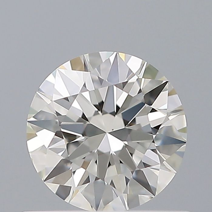0.50 Carat Round Loose Diamond, I, VS1, Super Ideal, GIA Certified