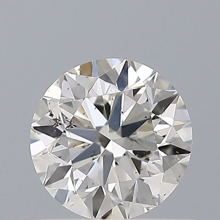 0.50 Carat Round Loose Diamond, I, SI2, Excellent, GIA Certified