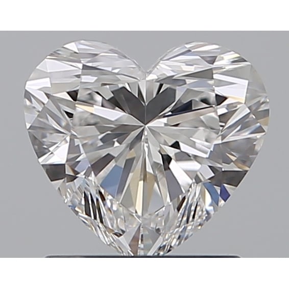 1.00 Carat Heart Loose Diamond, E, VVS1, Super Ideal, GIA Certified