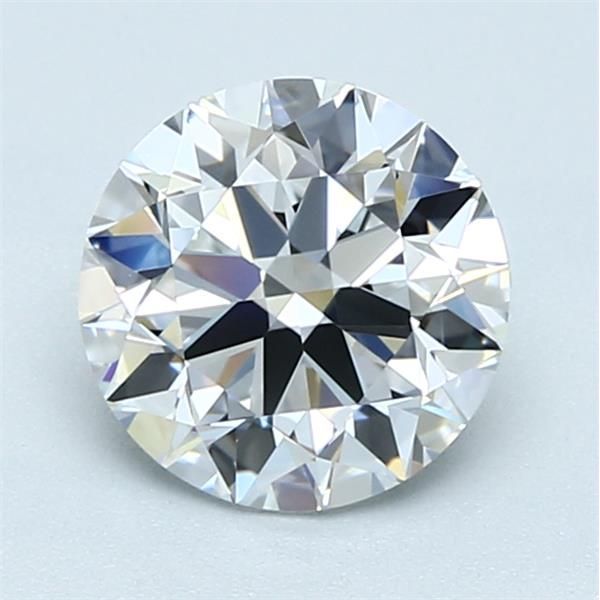 1.50 Carat Round Loose Diamond, D, VVS2, Super Ideal, GIA Certified
