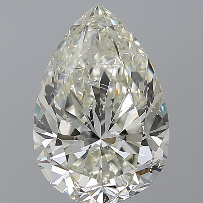3.00 Carat Pear Loose Diamond, K, SI2, Super Ideal, GIA Certified