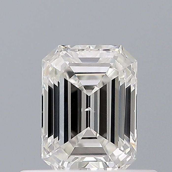 0.43 Carat Emerald Loose Diamond, F, SI1, Ideal, GIA Certified | Thumbnail