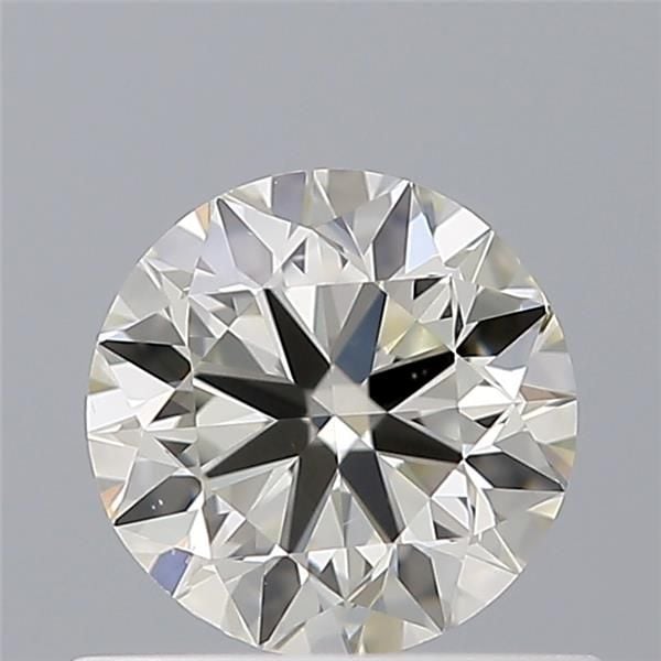 0.50 Carat Round Loose Diamond, K, VS2, Ideal, GIA Certified | Thumbnail