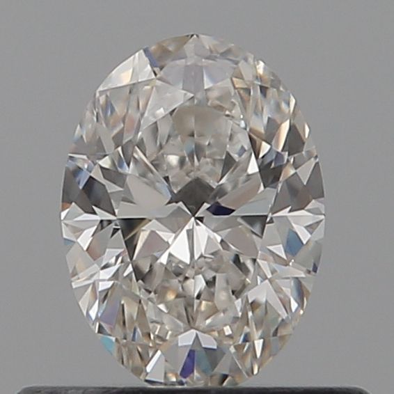 0.46 Carat Oval Loose Diamond, I, VVS2, Super Ideal, GIA Certified