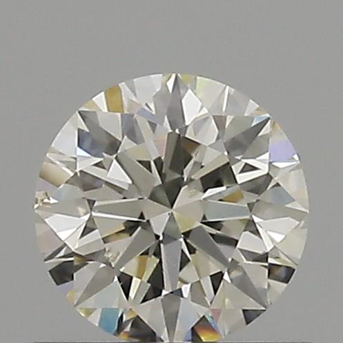 0.50 Carat Round Loose Diamond, J, SI1, Super Ideal, GIA Certified