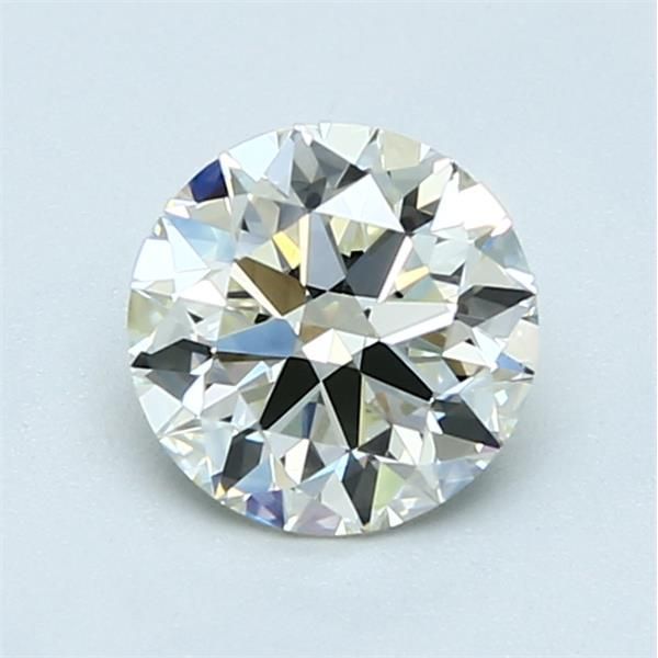 1.00 Carat Round Loose Diamond, K, VVS2, Super Ideal, GIA Certified