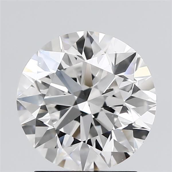 2.01 Carat Round Loose Diamond, E, VS2, Super Ideal, GIA Certified
