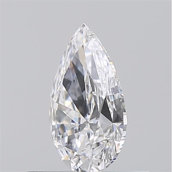 0.51 Carat Pear Loose Diamond, D, VVS2, Super Ideal, GIA Certified