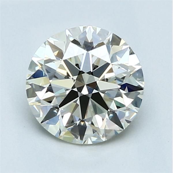 1.30 Carat Round Loose Diamond, L, VVS2, Super Ideal, GIA Certified
