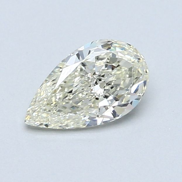 0.65 Carat Pear Loose Diamond, L, IF, Ideal, GIA Certified