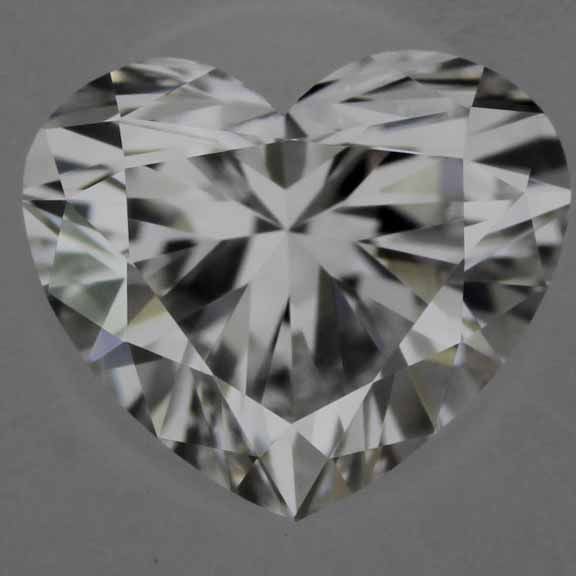 0.33 Carat Heart Loose Diamond, D, VVS1, Ideal, GIA Certified | Thumbnail