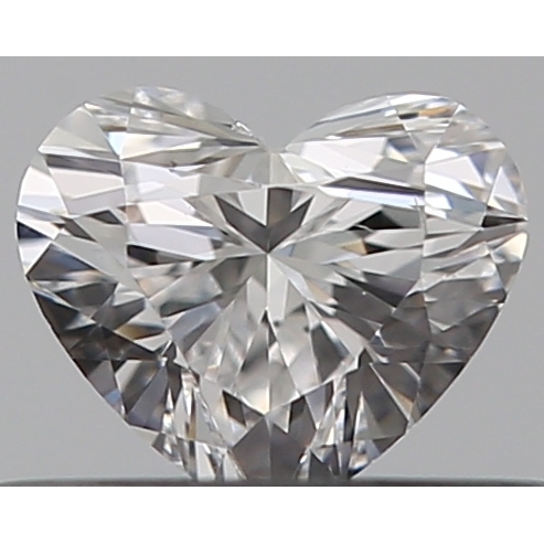 0.29 Carat Heart Loose Diamond, D, VS2, Ideal, GIA Certified
