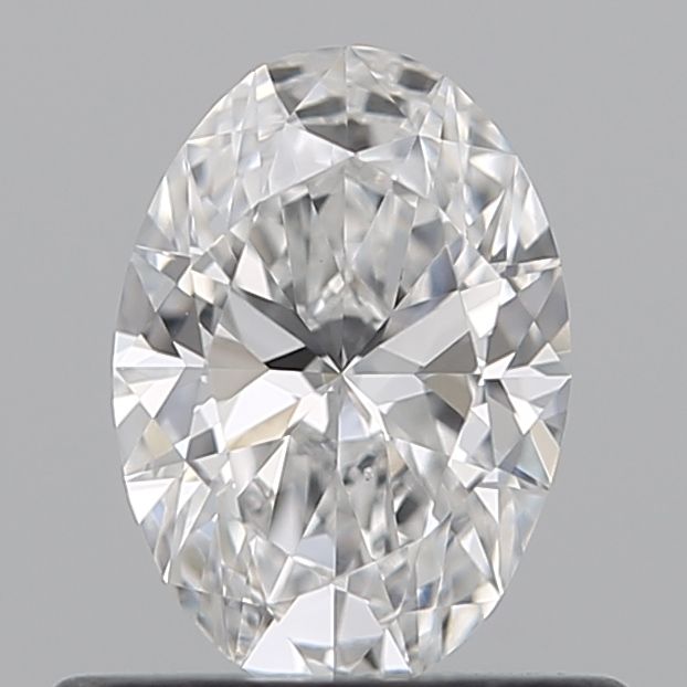 0.52 Carat Oval Loose Diamond, D, VS2, Super Ideal, GIA Certified | Thumbnail