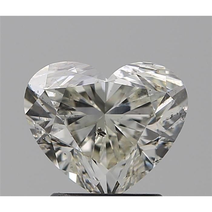 1.72 Carat Heart Loose Diamond, K, SI2, Ideal, GIA Certified