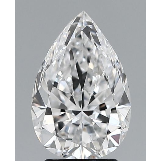 3.01 Carat Pear Loose Diamond, D, VVS1, Super Ideal, GIA Certified | Thumbnail
