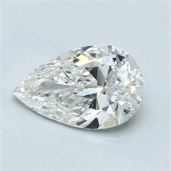 2.03 Carat Pear Loose Diamond, D, SI1, Super Ideal, GIA Certified