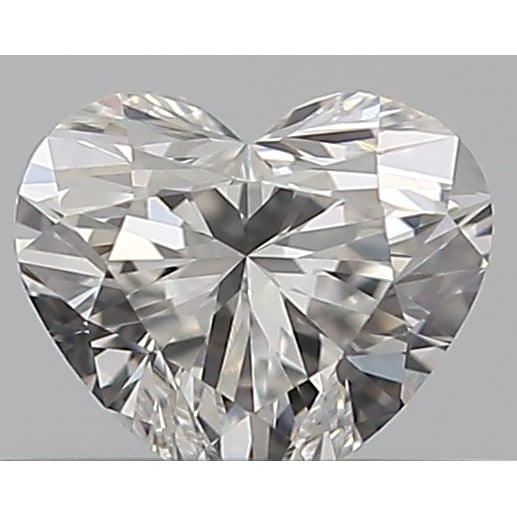 0.31 Carat Heart Loose Diamond, F, VVS2, Super Ideal, GIA Certified