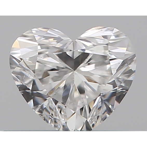 0.31 Carat Heart Loose Diamond, E, SI1, Excellent, GIA Certified | Thumbnail