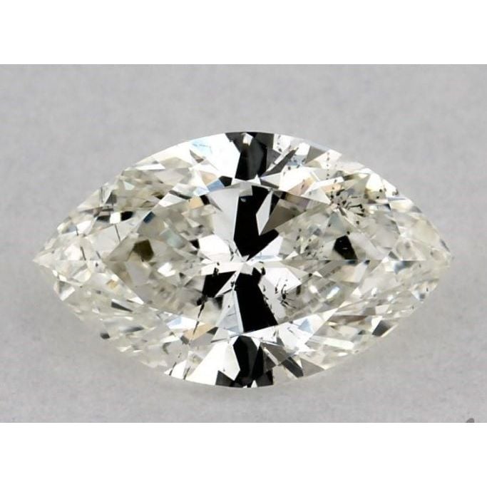 0.50 Carat Marquise Loose Diamond, J, SI2, Excellent, GIA Certified