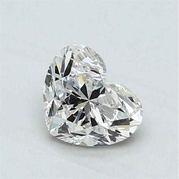 1.00 Carat Heart Loose Diamond, H, SI2, Super Ideal, GIA Certified | Thumbnail